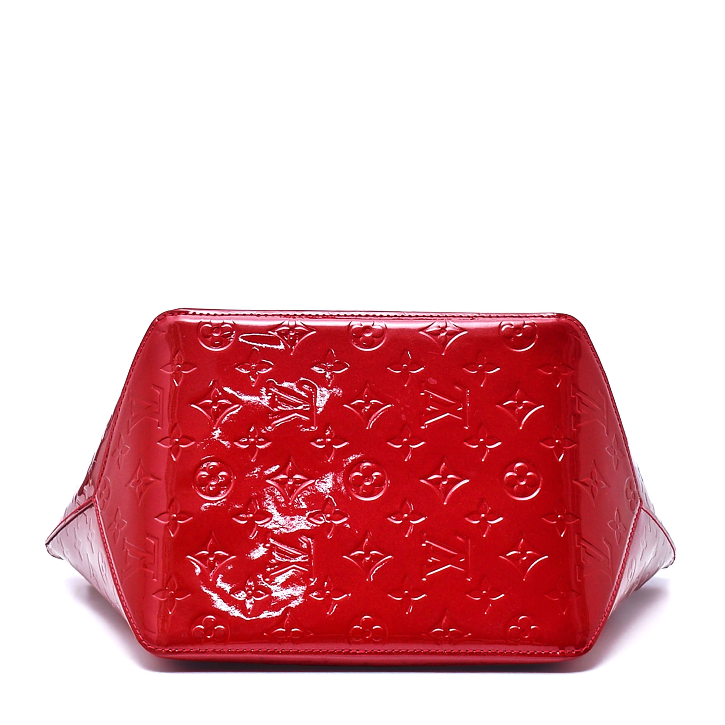 Louis Vuitton - Red Monogram Vernis Leather Bellevue PM Bag